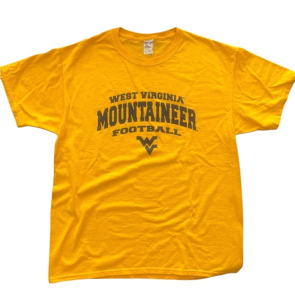 Jerzees Other - Jerzees Yellow Short Sleeve Tee West Virginia Football